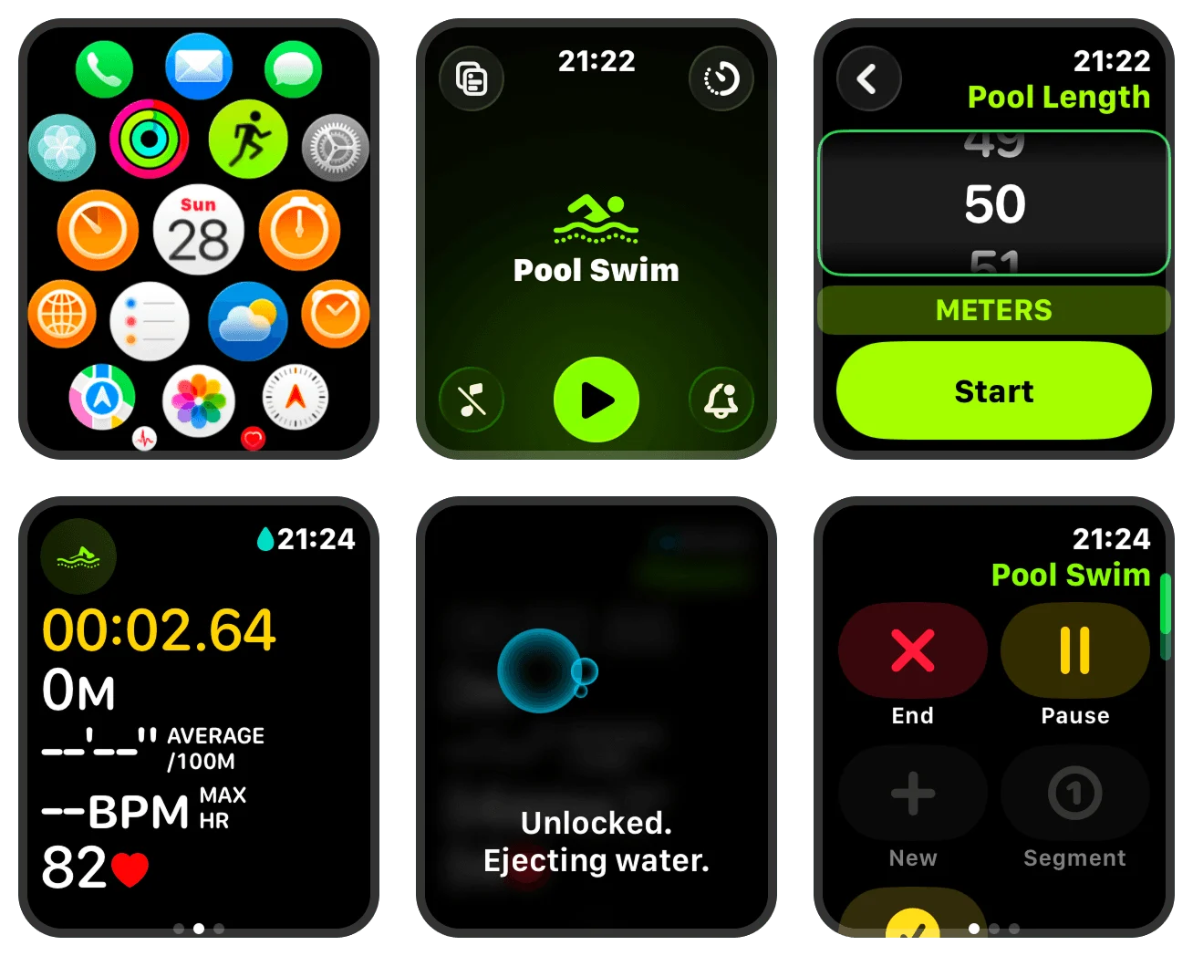 Alles über das Schwimmen mit Ihrer Apple Watch